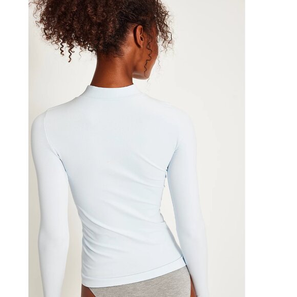 NWT Free People Rocky Seamless Turtleneck Top 2-Pack Bundle White & Black M/L - Picture 2 of 4